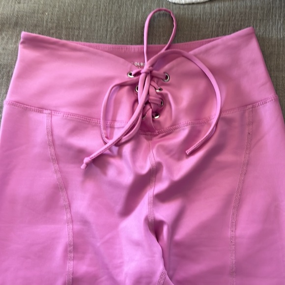 SOLD Year of Ours Pink Football Legging Size Small SOLD - Picture 3 of 5